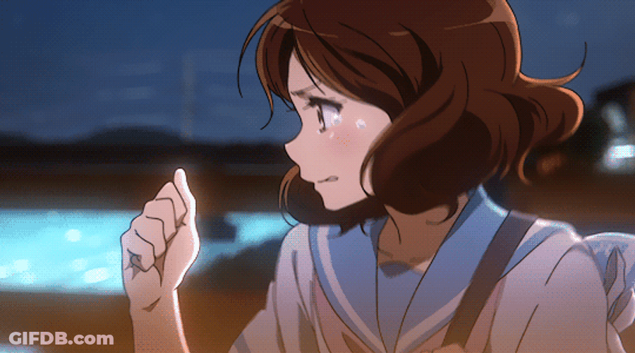 Kumiko Oumae Mental Breakdown Crying GIF