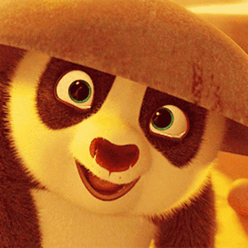 Kung Fu Panda Cute Po Face GIF