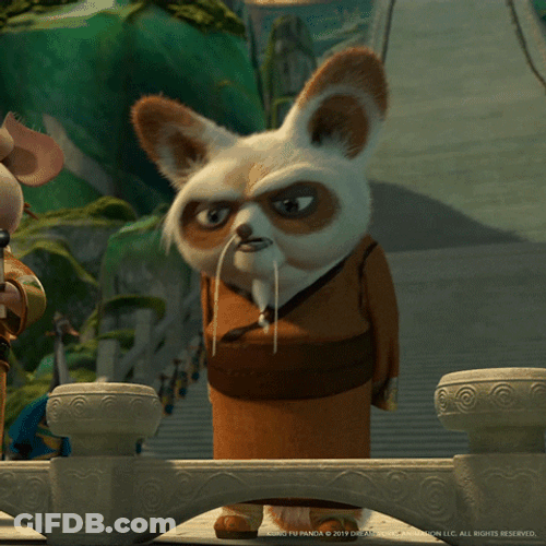 Kung Fu Panda Master Shifu Hyped GIF