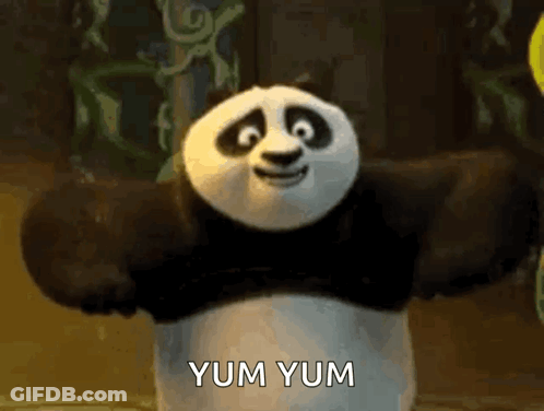 Kung Fu Panda Panda Saying Yum Yum GIF