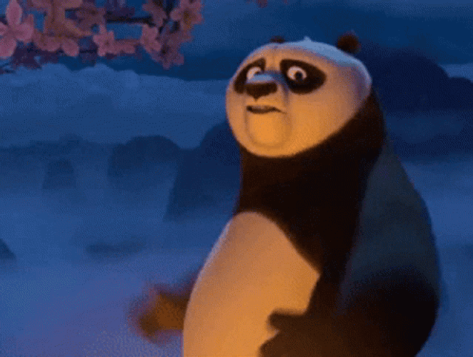 Kung Fu Panda Po Bouncing Belly GIF