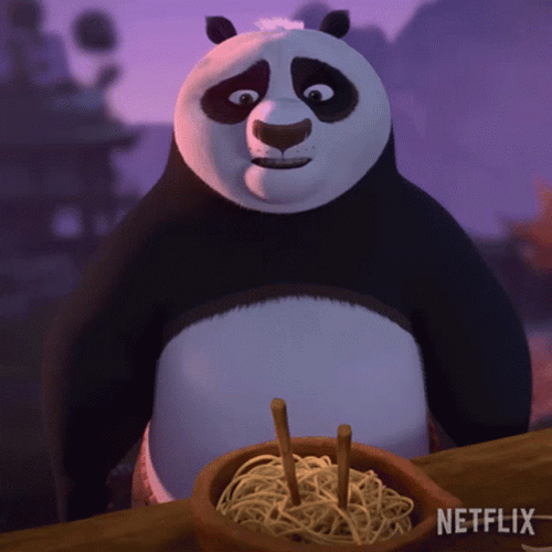 Kung Fu Panda Po Feeling Tired GIF