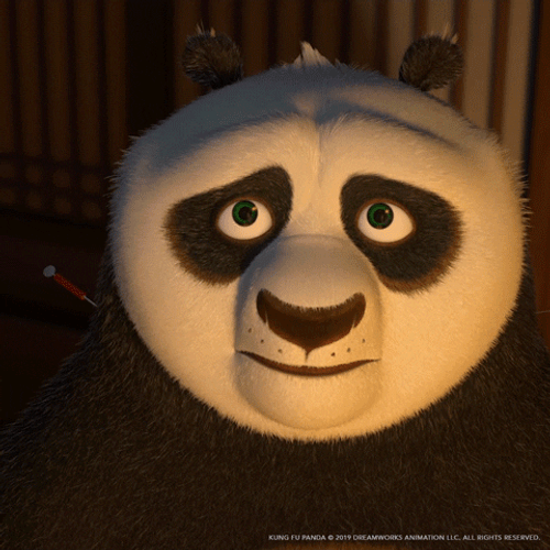 Kung Fu Panda Po Funny Face GIF