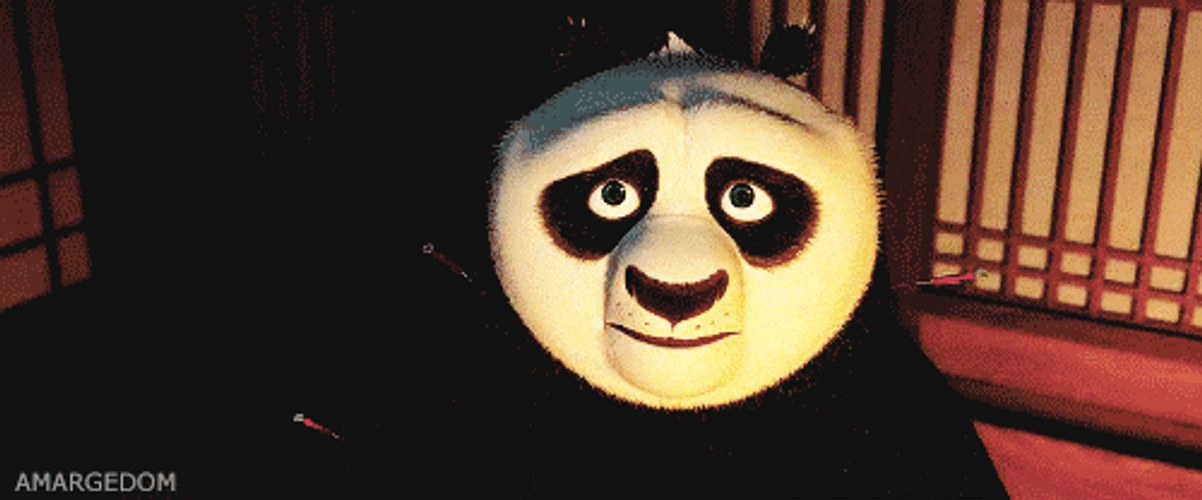Kung Fu Panda Po Funny Face GIF