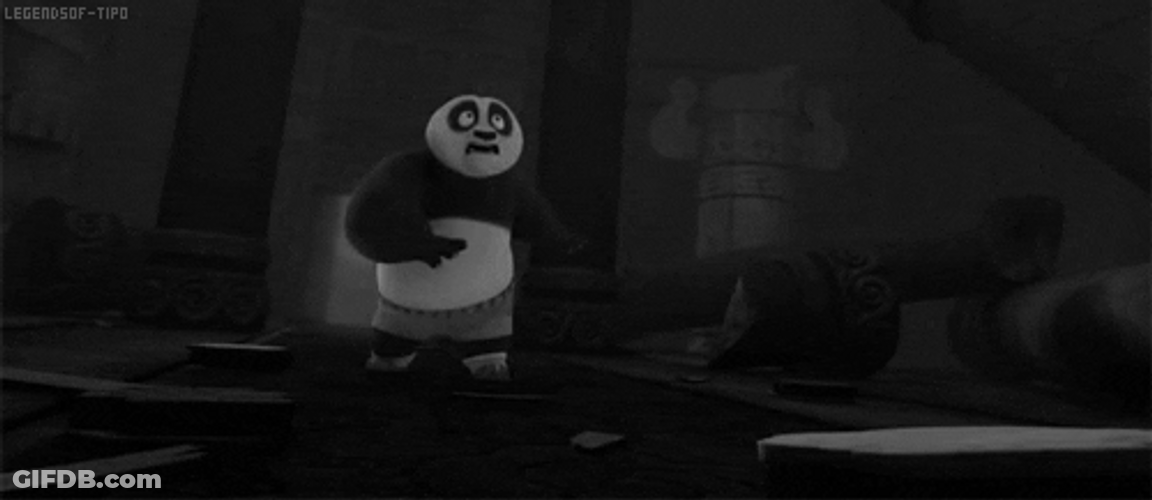 Kung Fu Panda Po Jumping GIF