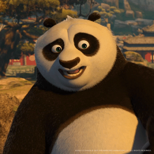 Kung Fu Panda Po Saying Ouch GIF