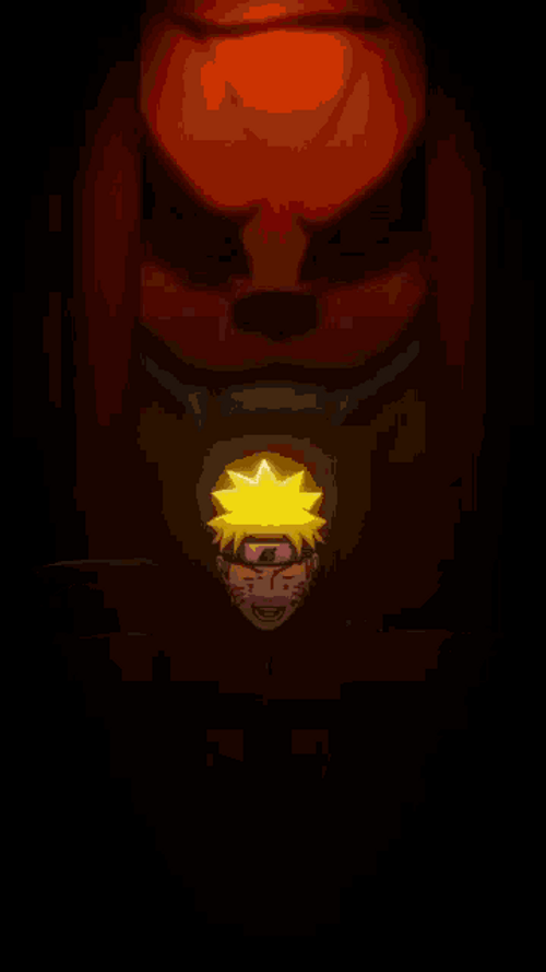 Kurama Face Nine Tails Naruto GIF