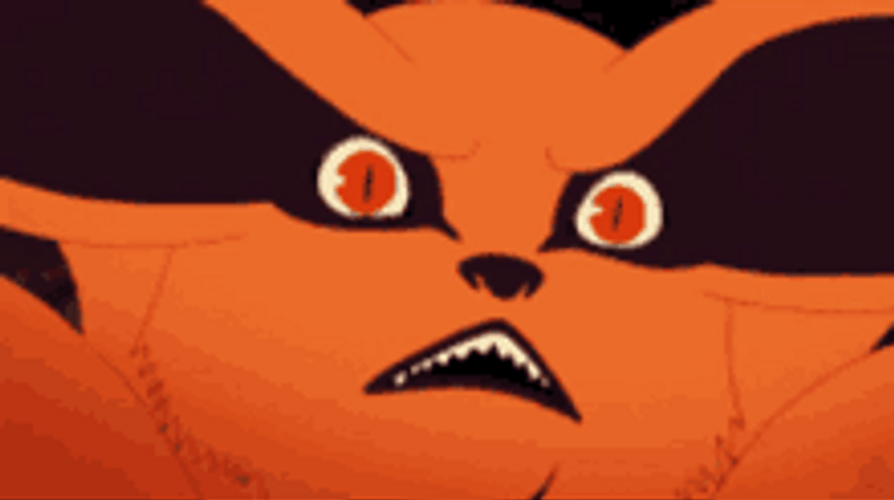 Kurama Nine Tailed Beast Shocked GIF