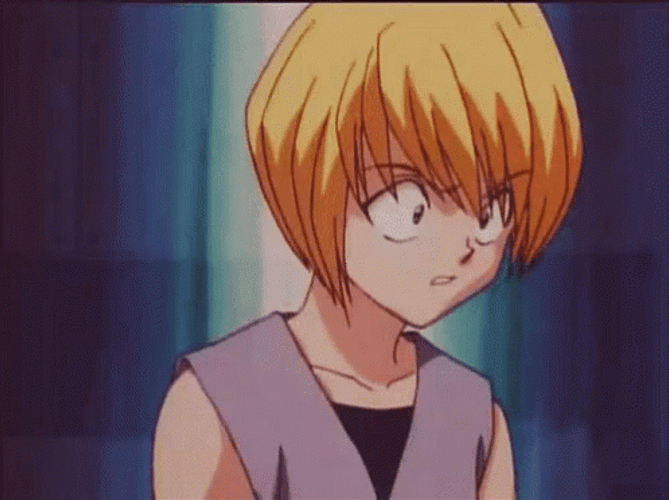 Kurapika Chills In Room GIF