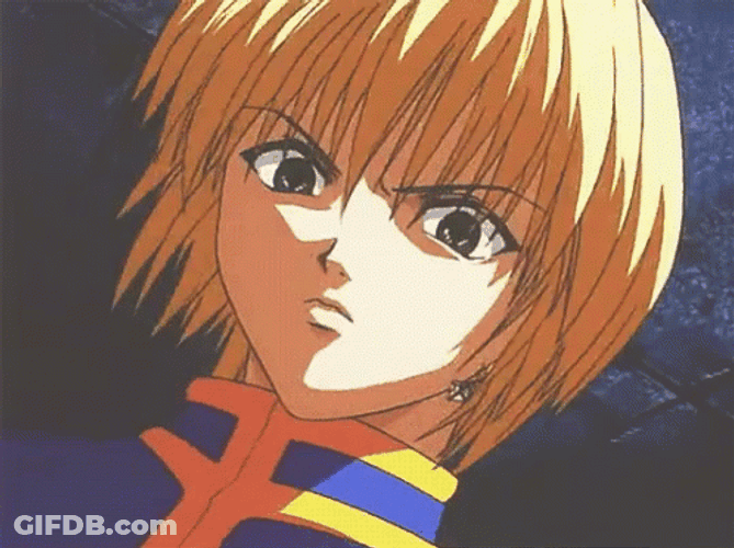 Kurapika Gets Calmed Down By Basho GIF