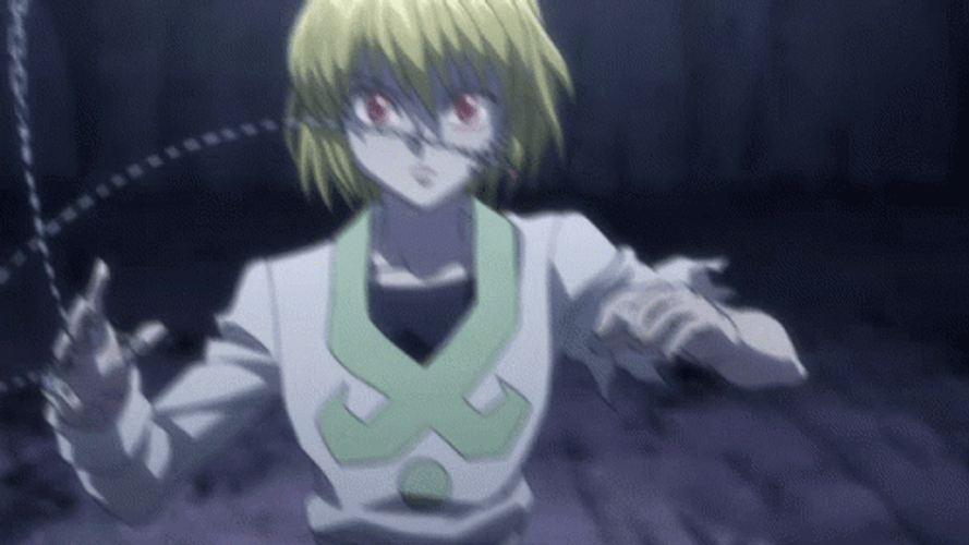 Kurapika Holy Chain Technique GIF