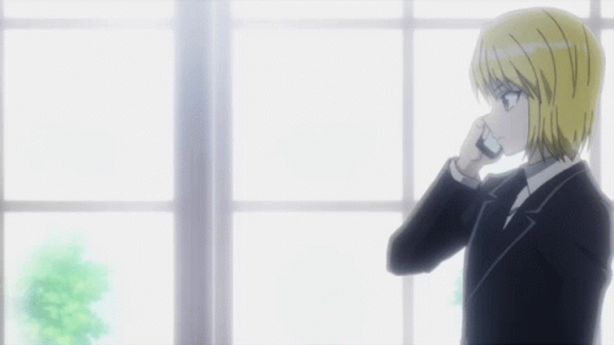 Kurapika On The Phone GIF