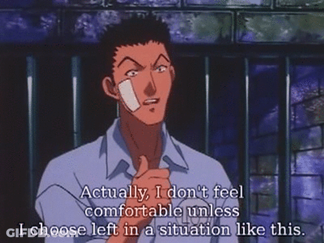 Kurapika Pushing Leorio GIF