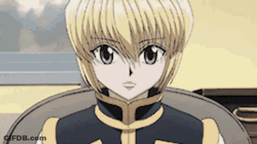 Kurapika Revealing Chains GIF