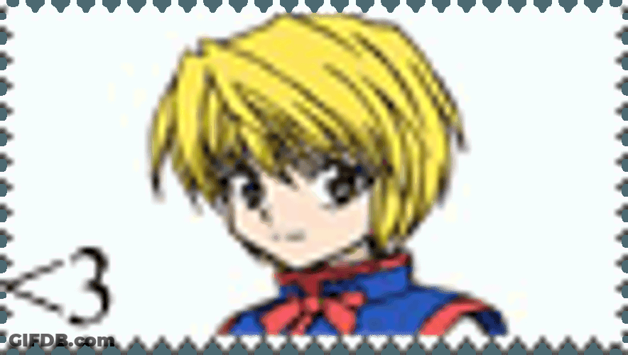 Kurapika Stamp Sticker GIF