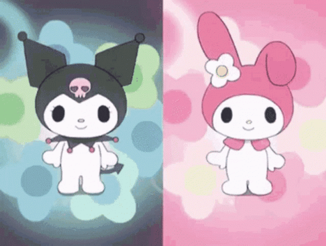 Kuromi And My Melody GIF