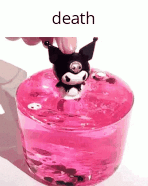 Kuromi Dipped In Slime GIF