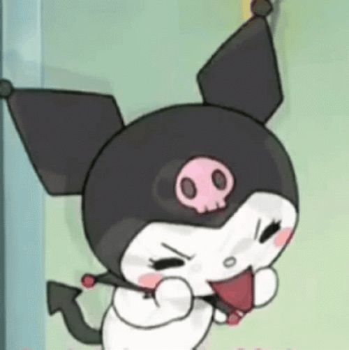 Kuromi Embarrassed Reaction GIF