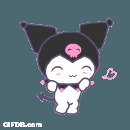 Kuromi Kuromi Cute Sticker GIF