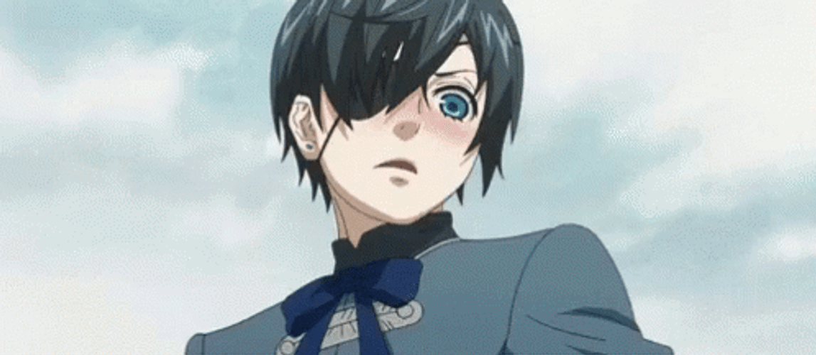 Kuroshitsuji Blushing Ciel Phantomhive Look Away GIF