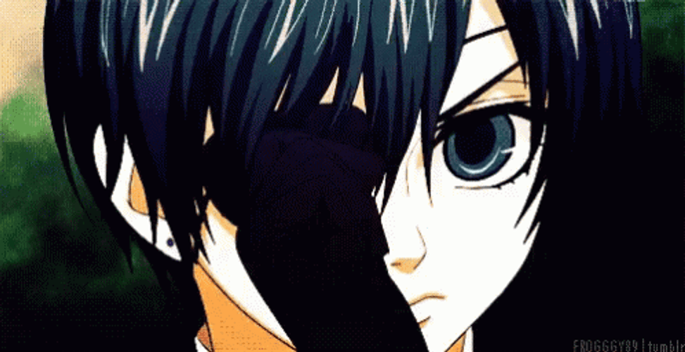 Kuroshitsuji Ciel Phantomhive Eye Contract Seal GIF