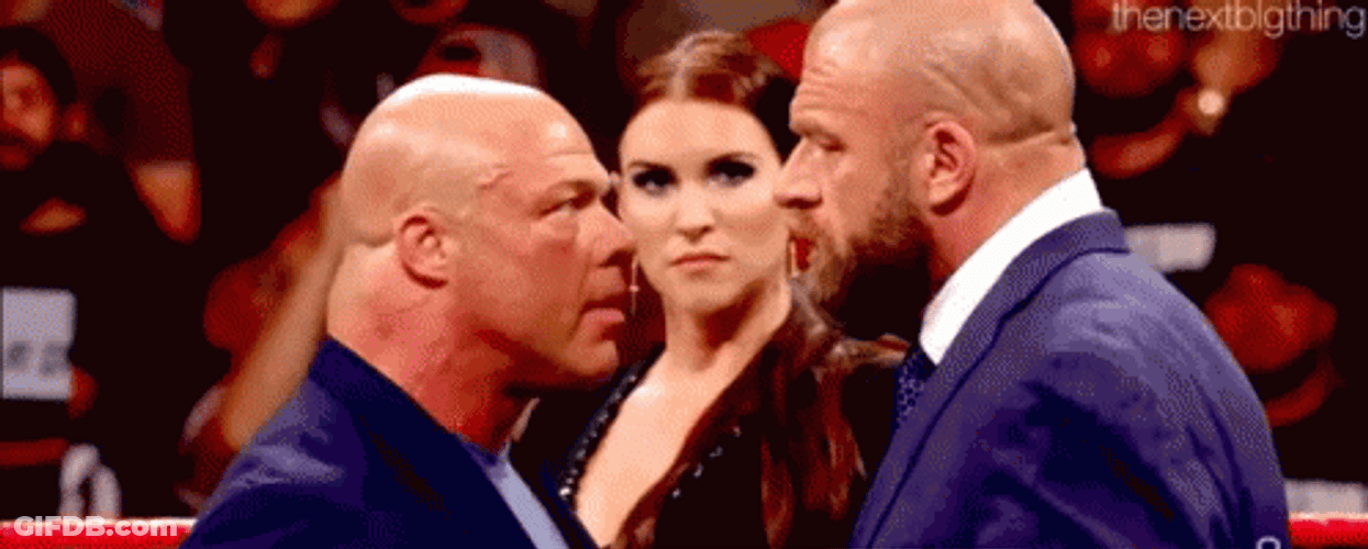Kurt Angel Face Off Triple H GIF