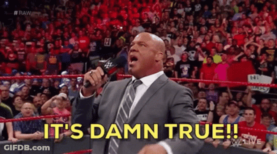 Kurt Angle It's True In Arena GIF