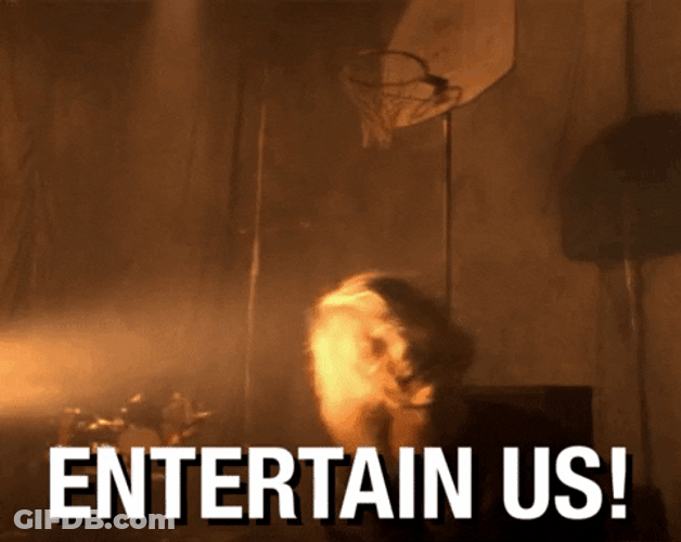 Kurt Cobain Entertain Us GIF