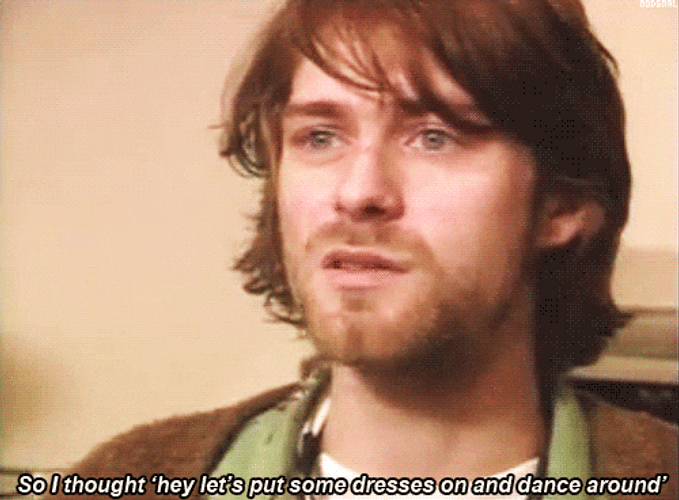 Kurt Cobain Shrug GIF