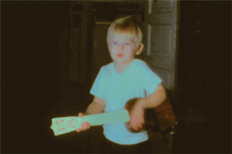 Kurt Cobain Young Guitarist GIF