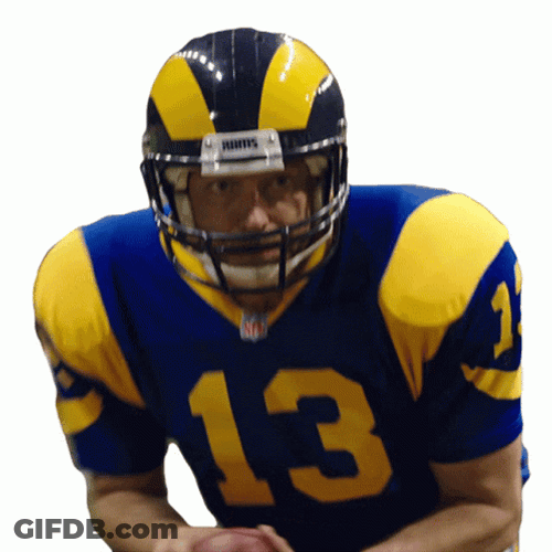 Kurt Warner La Rams Player GIF