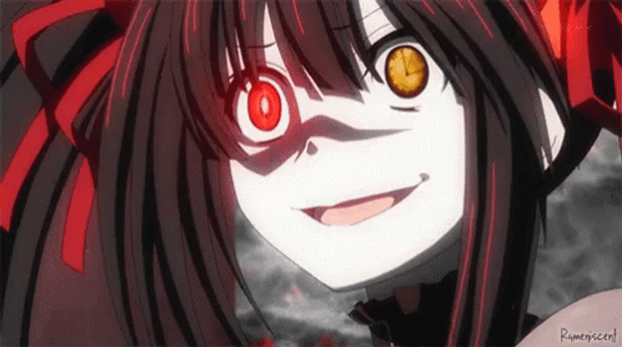 Kurumi Tokisaki Evil Laugh GIF