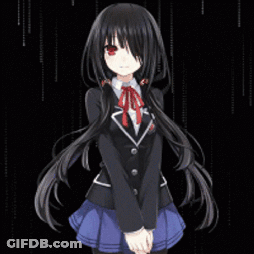 Kurumi Tokisaki In Rain GIF