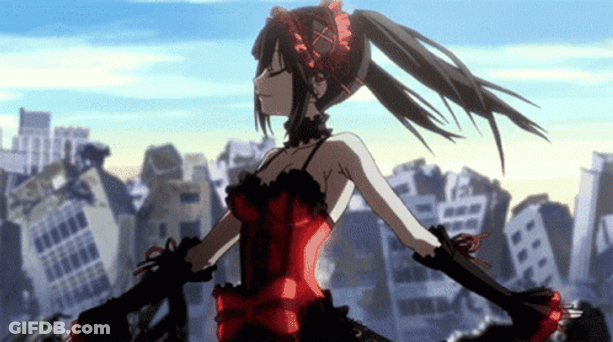 Kurumi Tokisaki Rotating GIF