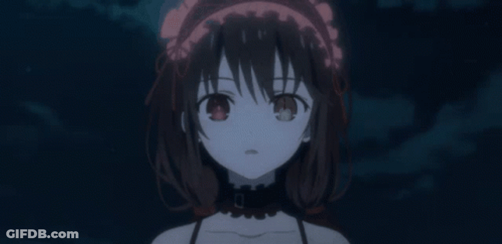 Kurumi Tokisaki Shy Smile GIF