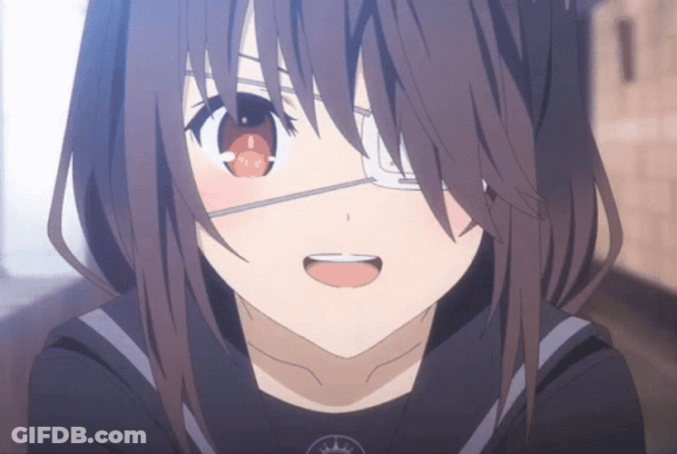 Kurumi Tokisaki Speaking Excitedly GIF
