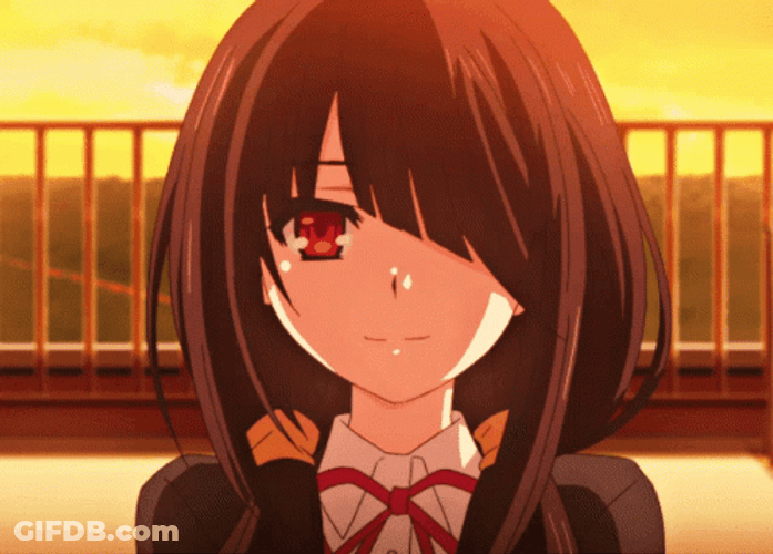 Kurumi Tokisaki Talking Sweetly GIF