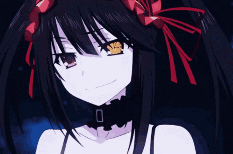 Kurumi Tokisaki Wicked Smile GIF