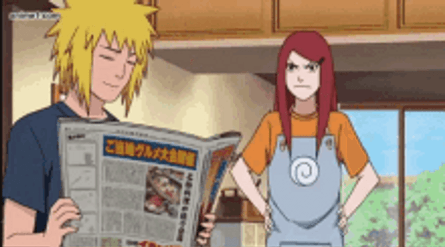Kushina Angry At Minato GIF