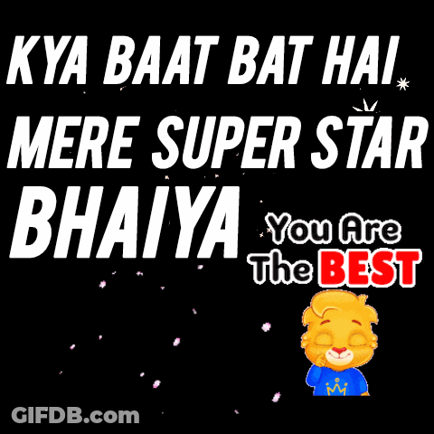 Kya Baat Bat Hai Mere Super Star Bahiya You Are The Best GIF