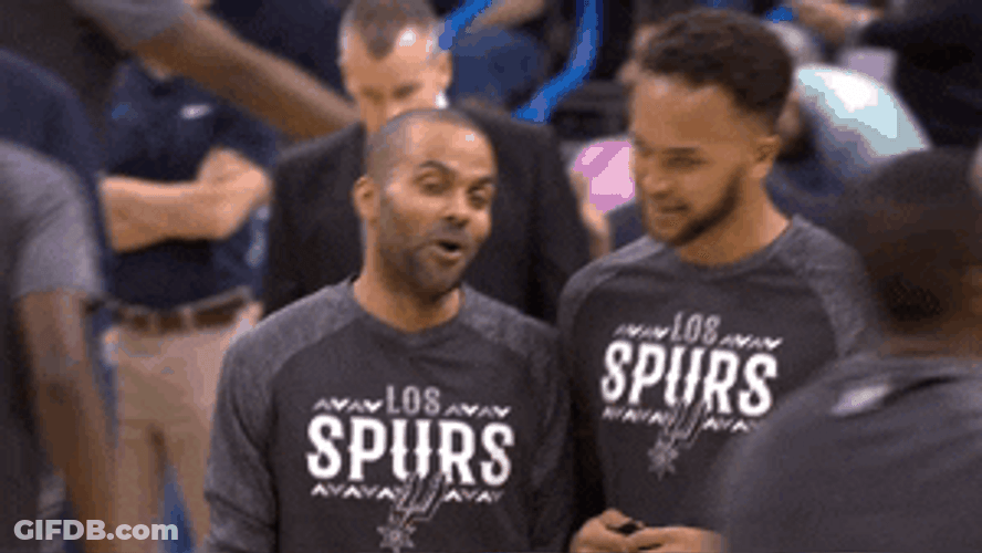 Kyle Anderson Tony Parker Talking GIF