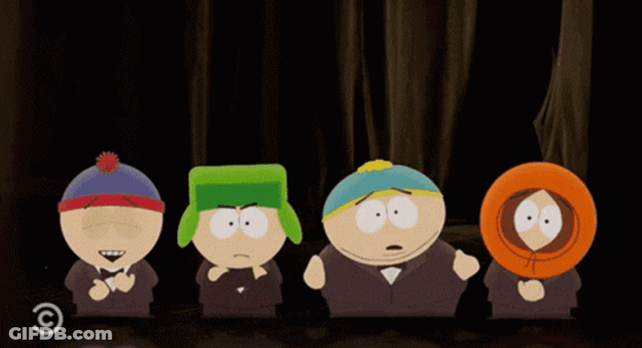 Kyle Broflovski And Friends Clapping GIF