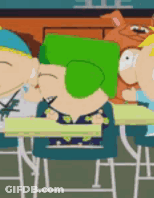 Kyle Broflovski And Friends Laughing GIF