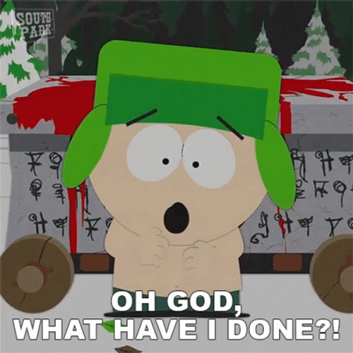 Kyle Broflovski Oh God What Have I Done GIF