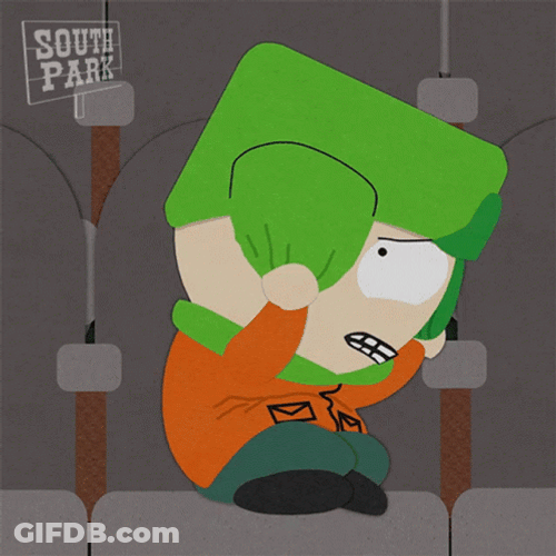 Kyle Broflovski Scared GIF