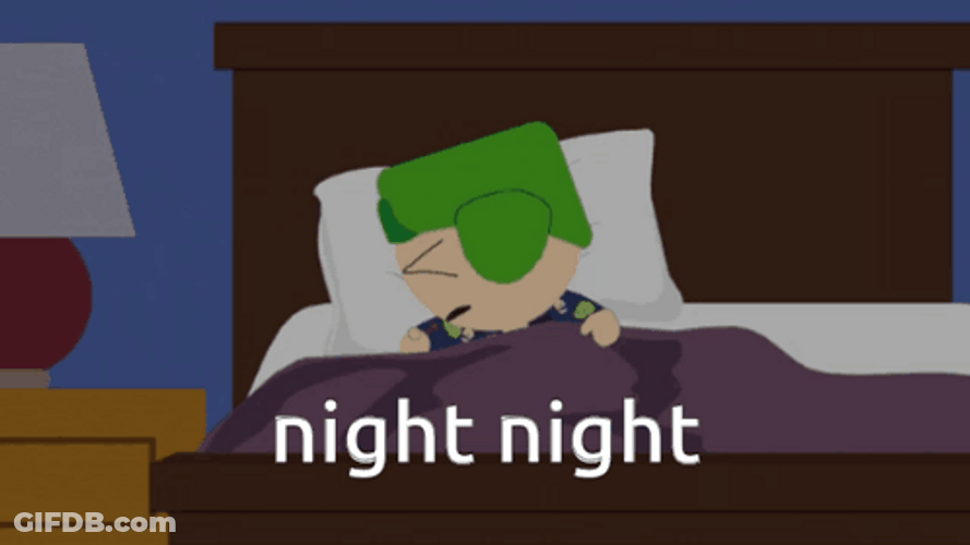 Kyle Broflovski Sleeping GIF