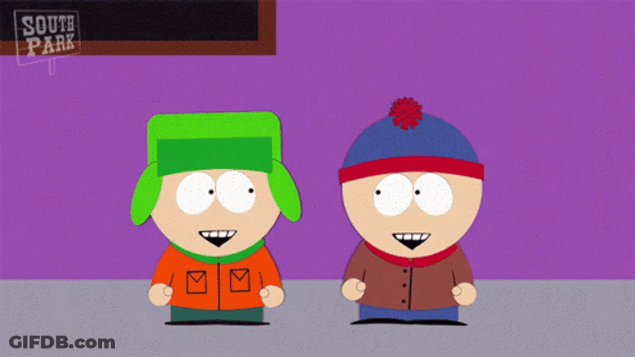 Kyle Broflovski Stan Marsh Shake Head GIF