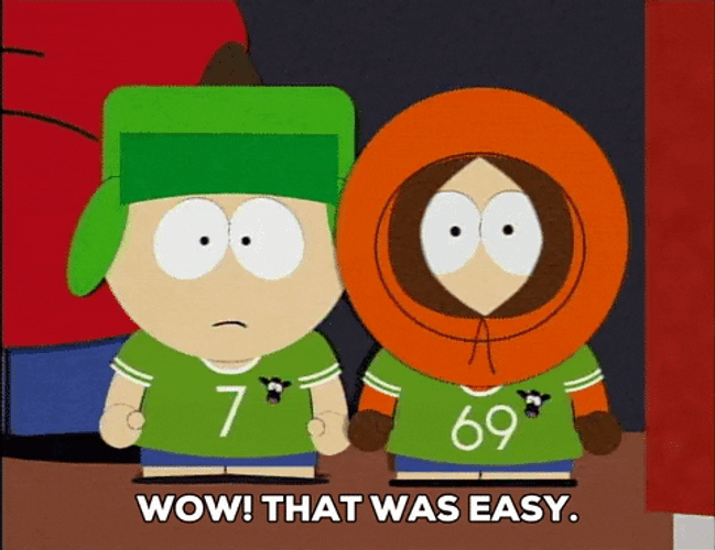 Kyle Broflovski That Was Easy GIF