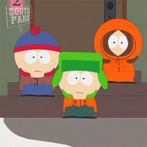 Kyle Broflovski With Stan Marsh And Kenny McCormick GIF