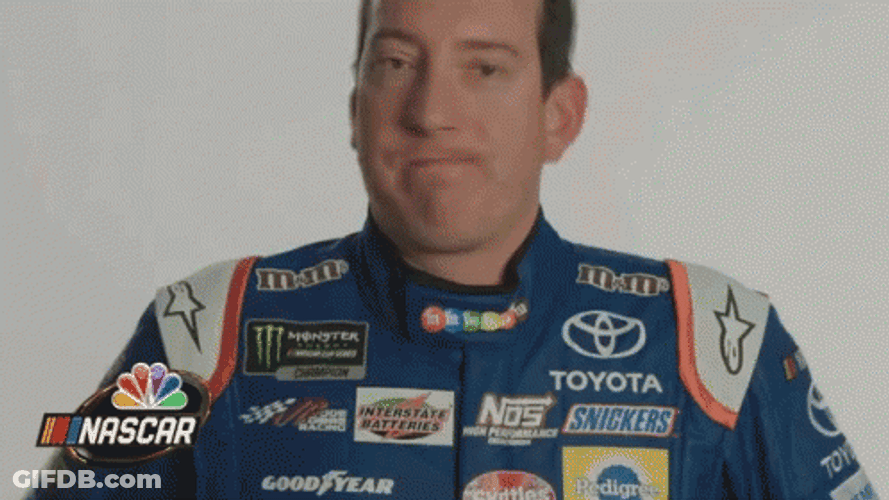 Kyle Busch Eye Roll GIF